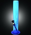 acrylic blue bong 26cm x 40mm