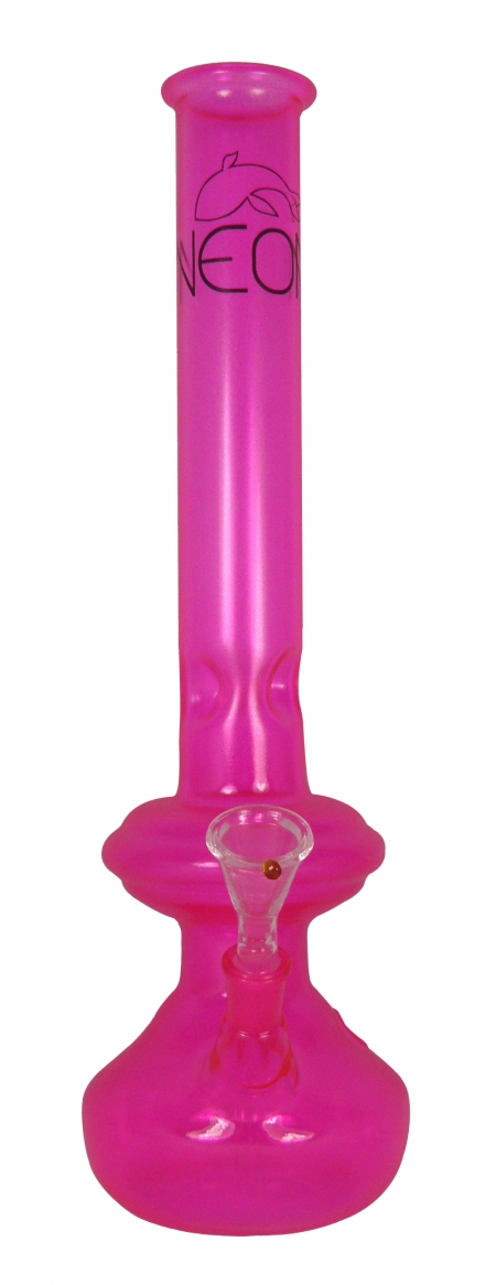 Neon Pink Bong 35cm Tall