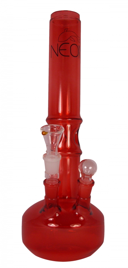 Neon Red Bong 35cm Tall