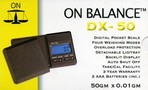 On balance dx-50 scales <br>50g X 0.01g