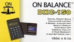 On balance dxC-150 scales <br>150g X 0.1g