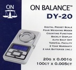 On balance dy-20 scales <br>20g x 0.001g