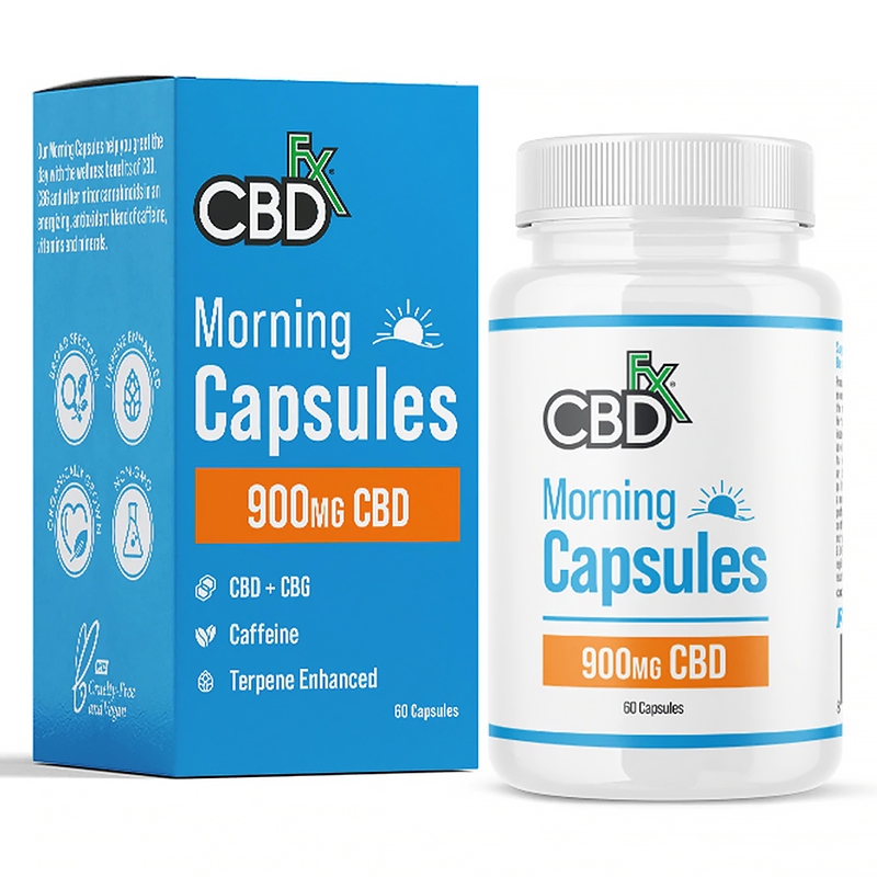 CBD fx Morning Capsules 900mg 60 capsules