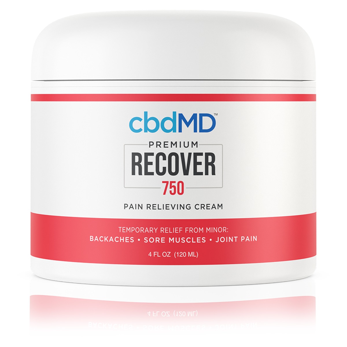 cbdMD Premium Recover Pain Relieving Cream 120ml