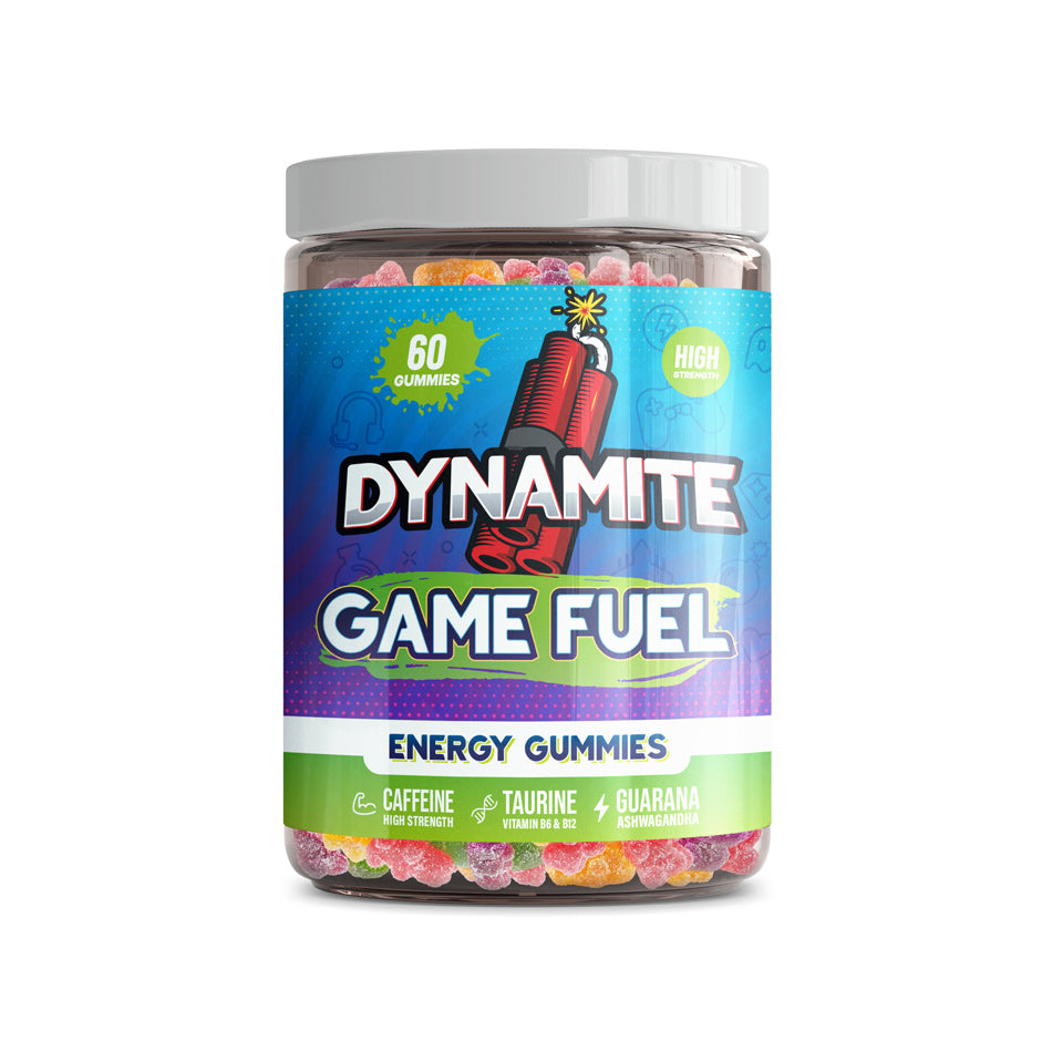 Dynamite Game Fuel Caffeine Energy Gummies