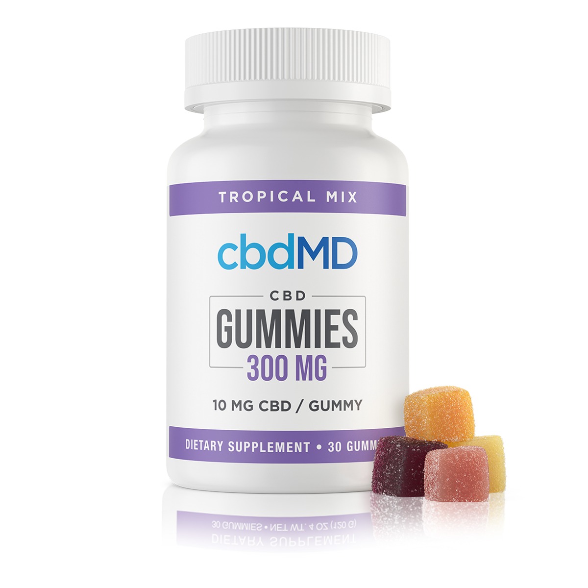 cbdMD Premium Gummies Tropical Mix 30pcs