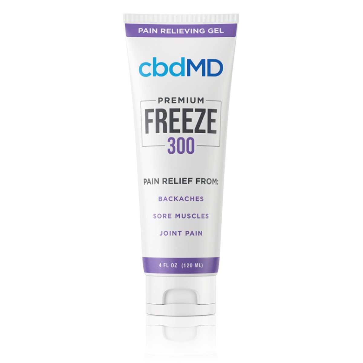 cbdMD Premium Freeze Pain Relieving Gel Squeeze 120ml