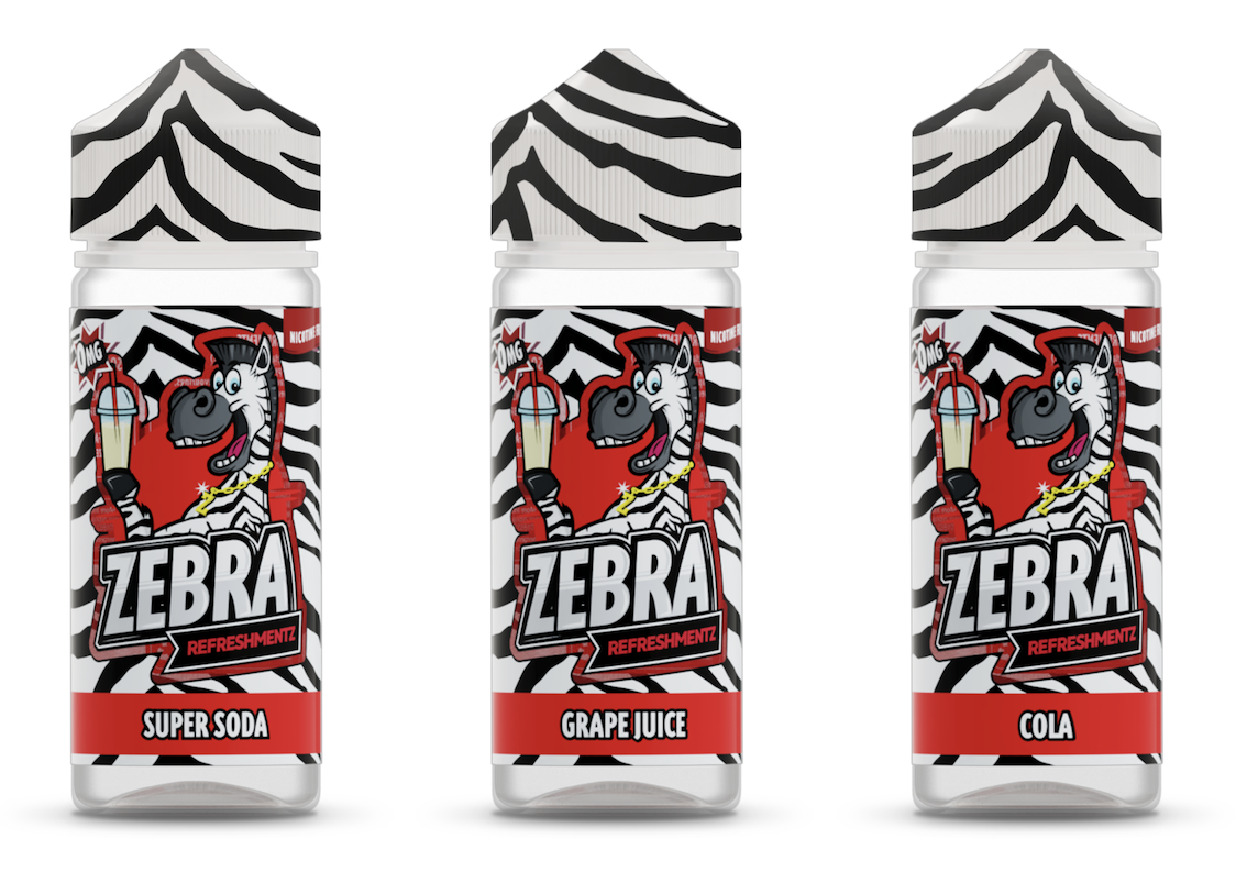 Zebra Juice Refreshmentz range