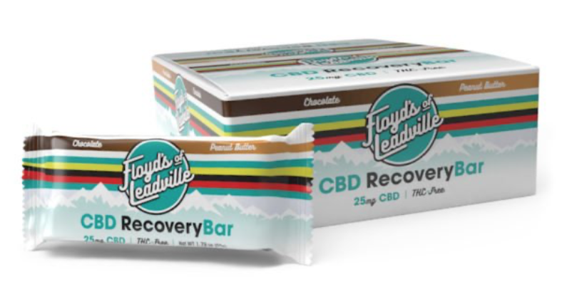 Floyds of Leadville CBD Peanut Choc Recovery Bar