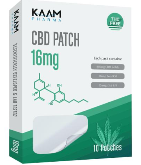 Kaam CBD patches-16mg per patch, Omega 3,6 & 9