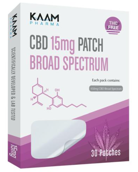Kaam CBD patches-broad spectrum 15mg