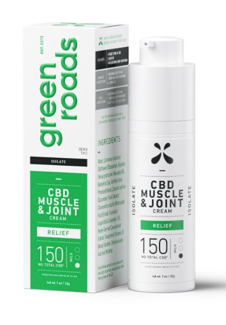 Green Roads Isolate CBD Muscle & Joint Cream Relief
