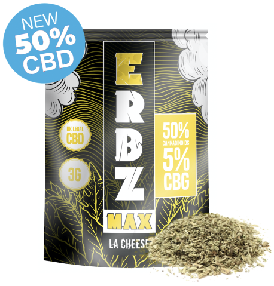 ERBZ - LA Cheese MAX - 50% CBD & CBG