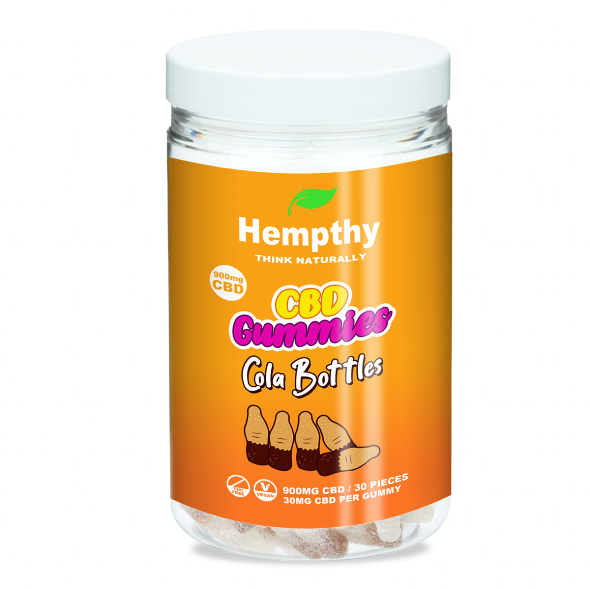 Hempthy CBD Gummies Tub