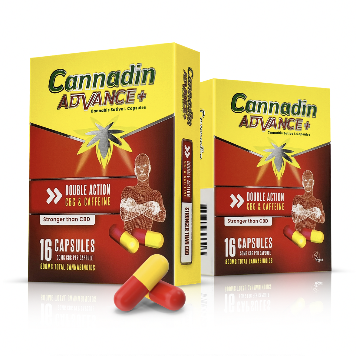 Cannadin Advanced CBG & Caffeine Capsules