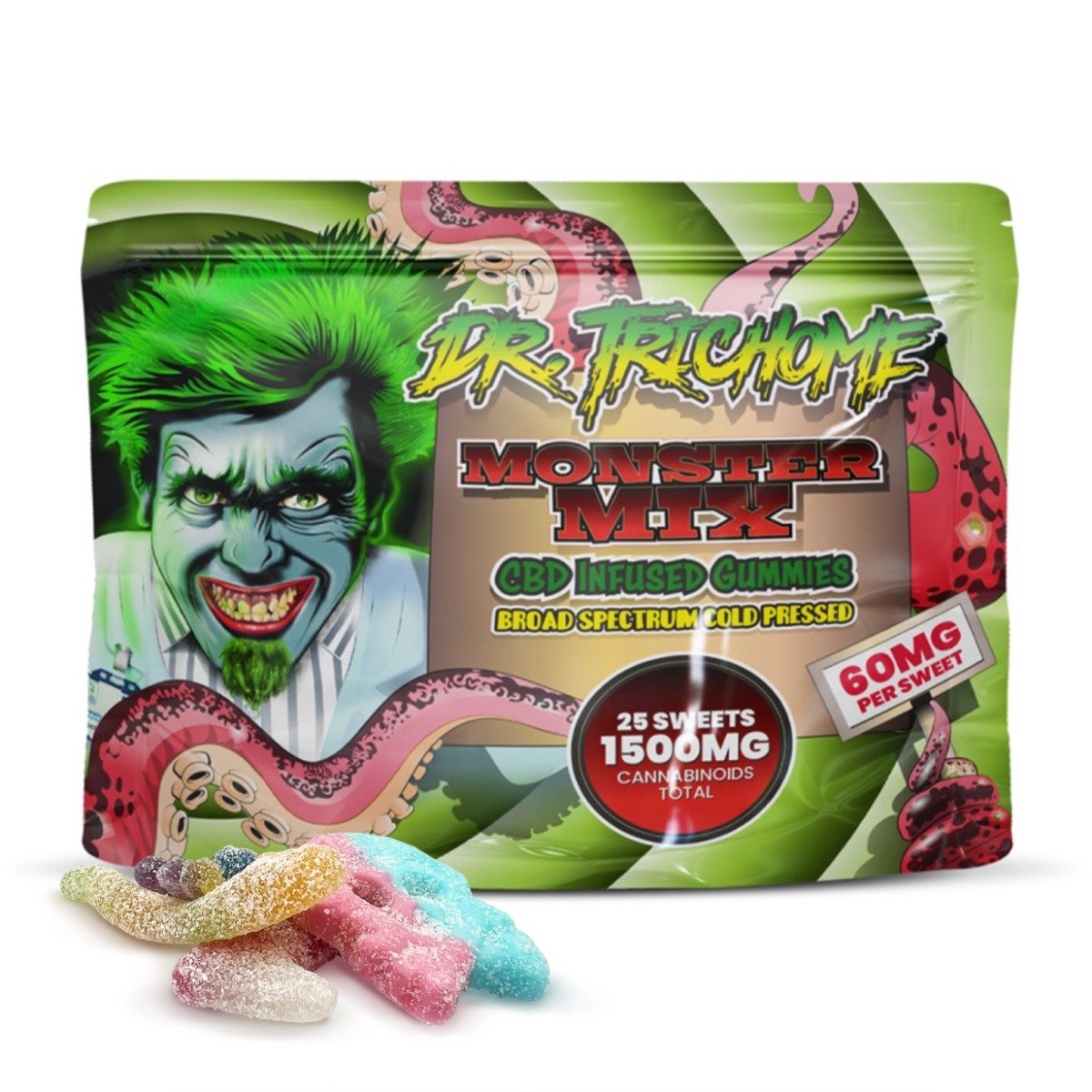 Dr Trichome Gummies Monster Mix Pouch