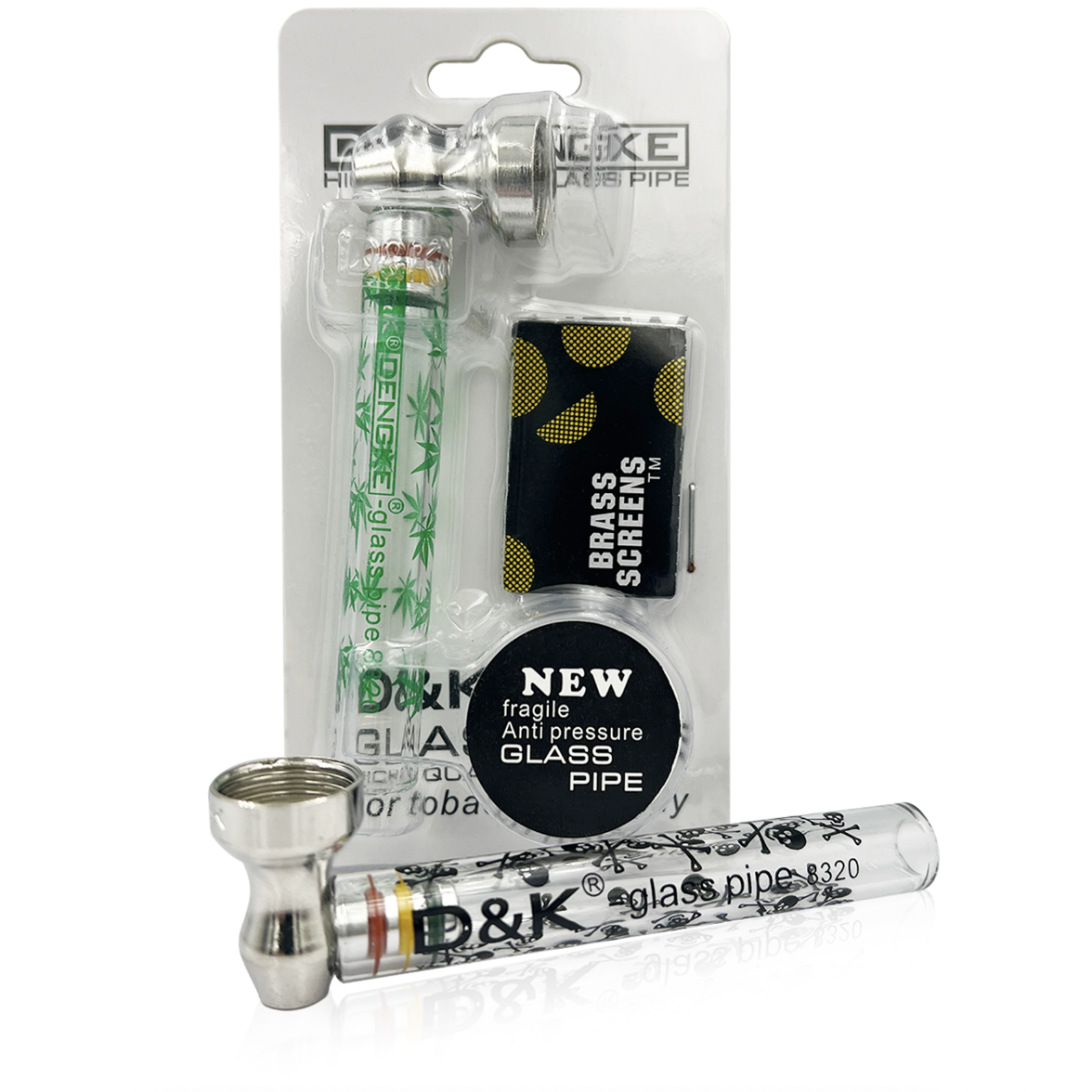 Glass Pipe And Screens Pack