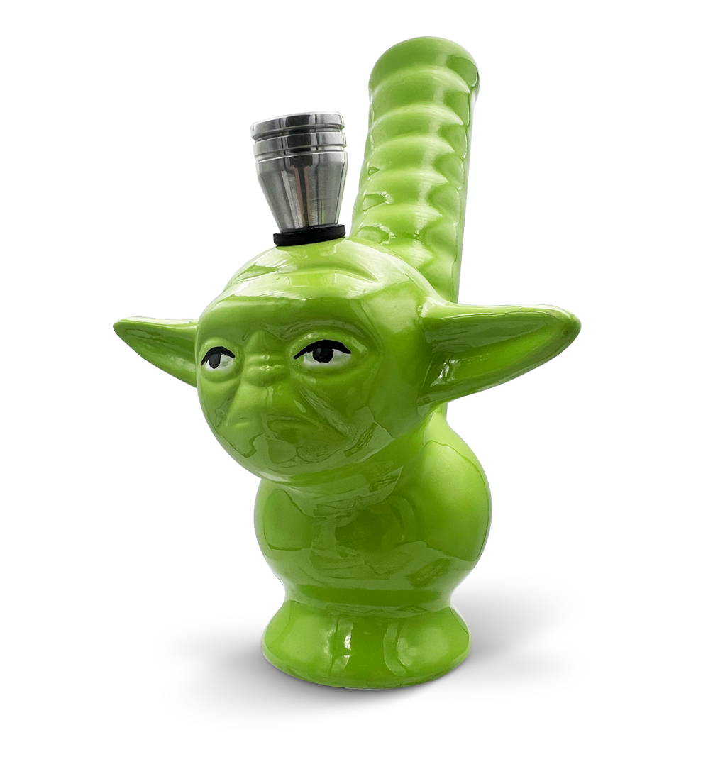 Ceramic Yoda Bong 23cm Tall