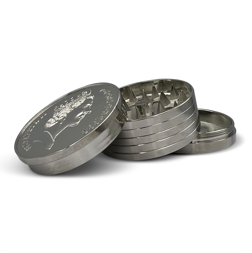 50mm Metal Chrome Coin Grinder