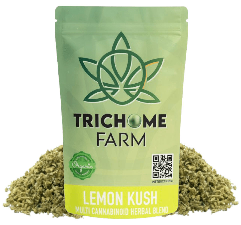 Trichome Farm 3 Gram - Lemon Kush - 35% Huge Cannabinoid Spectrum Herbal Blend