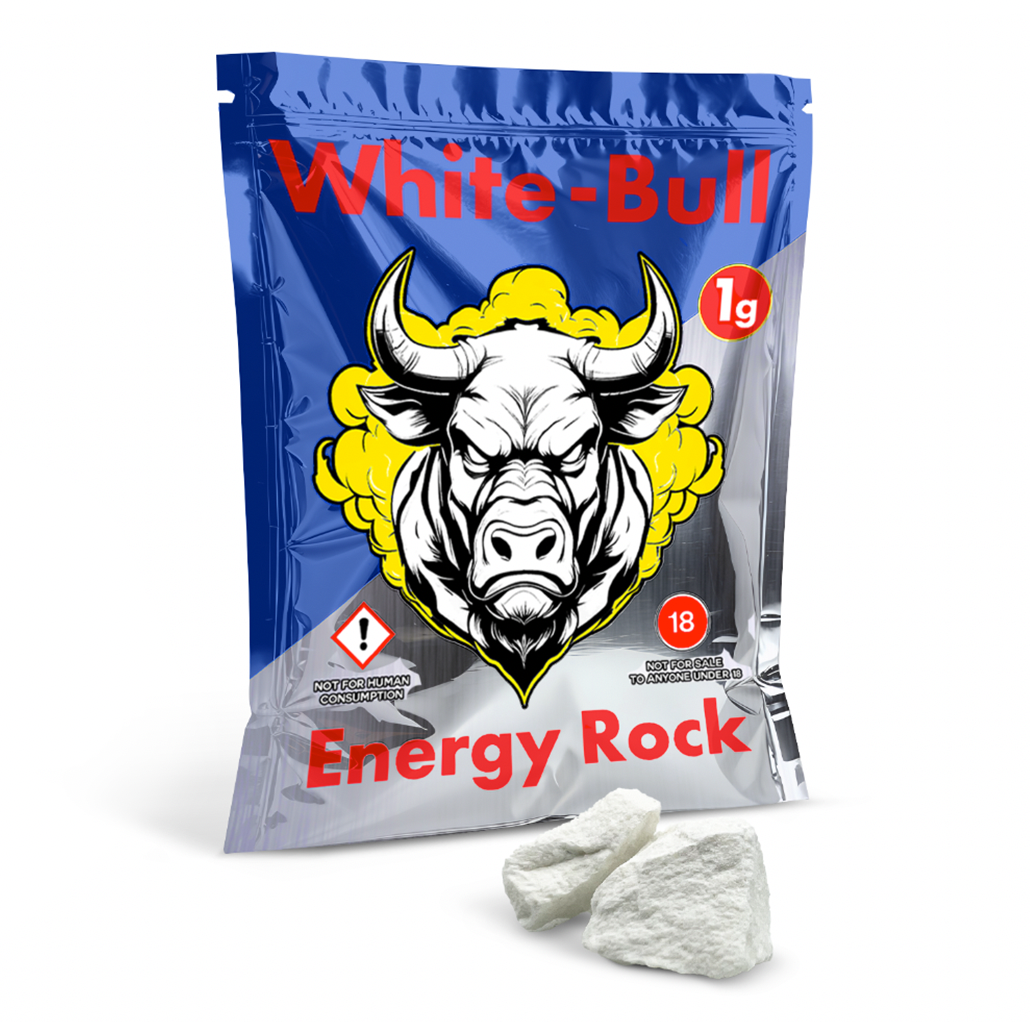 Packet of White Bull Energy Rock 1g
