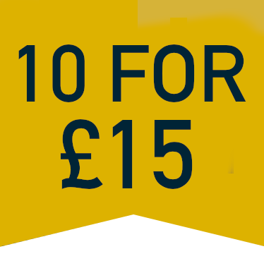 10 for £15