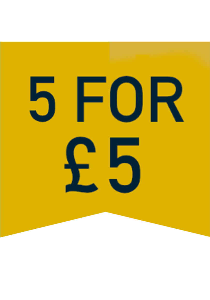 5 For £5.00