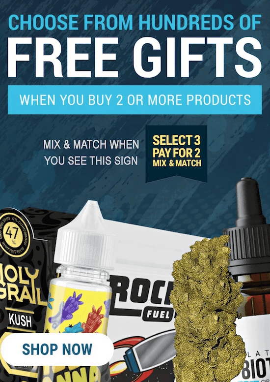 FREE GIFTS WITH SELECT PRODUCTS